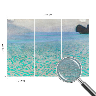 Moderne Vlies-Fototapete mit türkisem Wasser-Motiv