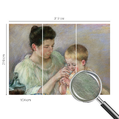 Wand-Fototapete Elterliche Fürsorge