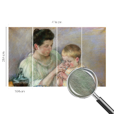 Wand-Fototapete Elterliche Fürsorge