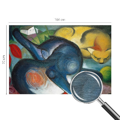 Fototapete nach Maß Katzenkunst