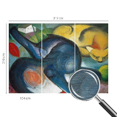 Fototapete nach Maß Katzenkunst