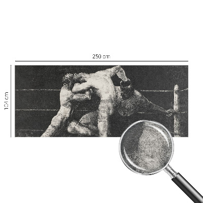 Dekorative Wand-Fototapete Boxerduell