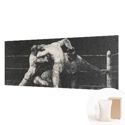 Dekorative Wand-Fototapete mit dem Motiv eines Boxerduells