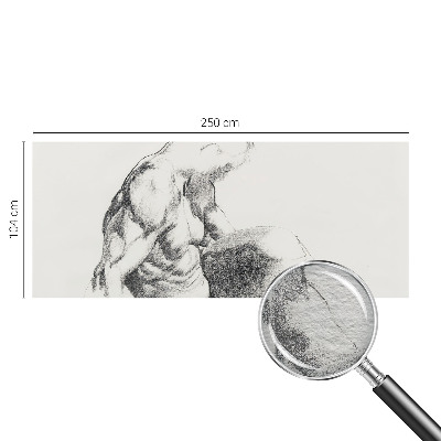 Fototapete Skizze eines Mannes