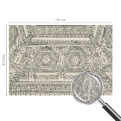 Fototapete fürs Wohnzimmer Klassischer Schmuck