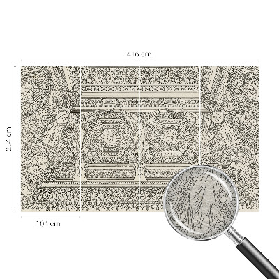 Fototapete fürs Wohnzimmer Klassischer Schmuck