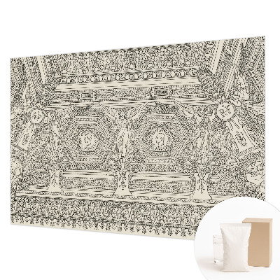 Fototapete fürs Wohnzimmer Klassischer Schmuck