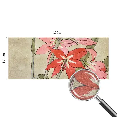 Fototapete aus Vlies mit Motiv von Taglilienblüten