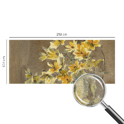 Vlies-Fototapete nach Maß mit sonnigem Blumenstrauß als Motiv