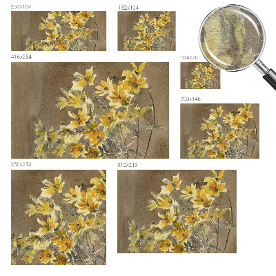 Vlies-Fototapete nach Maß mit sonnigem Blumenstrauß als Motiv