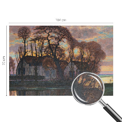 Vlies-Fototapete fürs Wohnzimmer Abendlandschaft