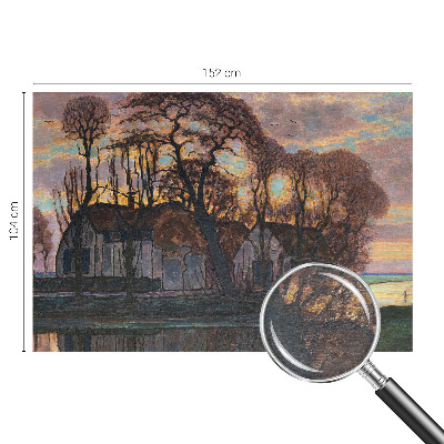 Vlies-Fototapete fürs Wohnzimmer mit einer Abendlandschaft