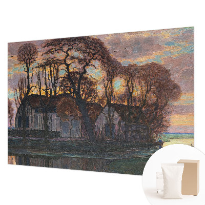 Vlies-Fototapete fürs Wohnzimmer Abendlandschaft