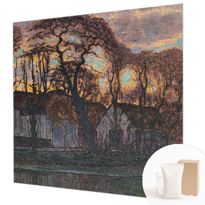 Vlies-Fototapete fürs Wohnzimmer Abendlandschaft