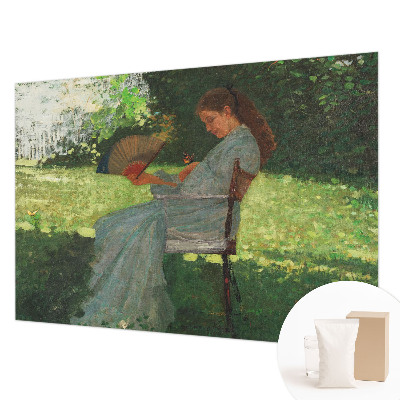 Vliestapete fürs Schlafzimmer mit sommerlicher Harmonie im Design