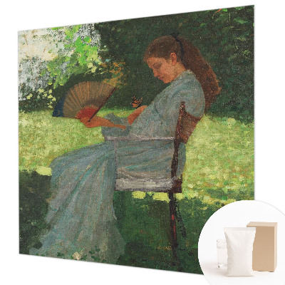Vliestapete fürs Schlafzimmer mit sommerlicher Harmonie im Design