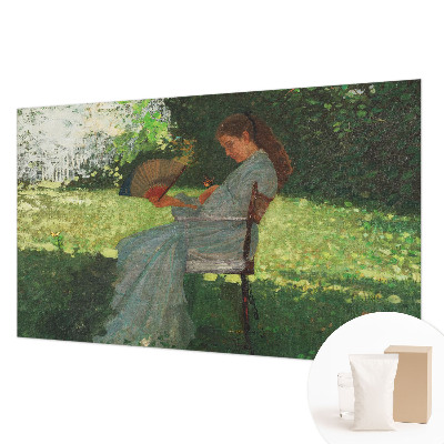 Vliestapete fürs Schlafzimmer mit sommerlicher Harmonie im Design