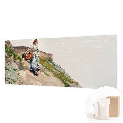 Bedruckte Vlies-Fototapete mit dem Motiv einer weiblichen Landschaft