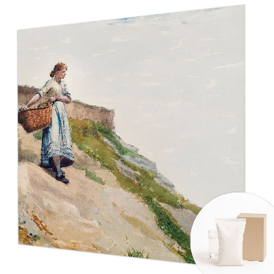 Bedruckte Vlies-Fototapete mit dem Motiv einer weiblichen Landschaft