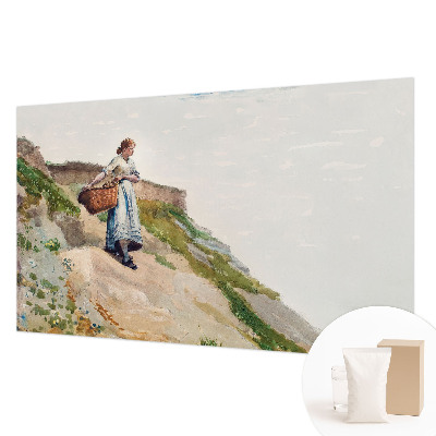 Bedruckte Vlies-Fototapete mit dem Motiv einer weiblichen Landschaft