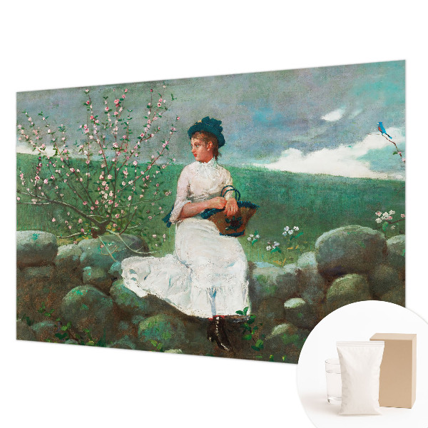 Moderne Vlies-Fototapete Blumenfrieden