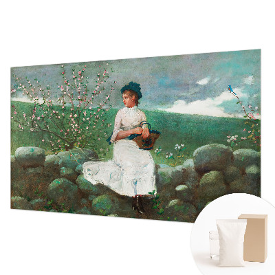 Moderne Vlies-Fototapete Blumenfrieden