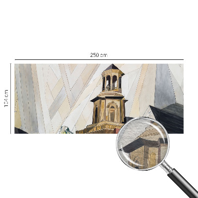 Bildtapete mit architektonischem Turmmotiv