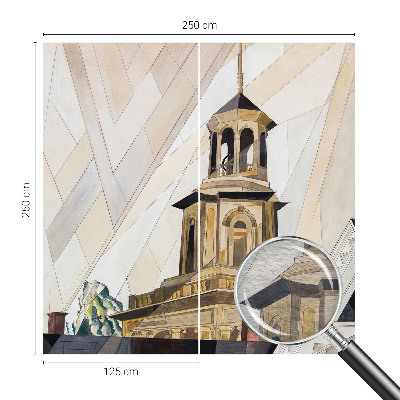 Bildtapete mit architektonischem Turmmotiv