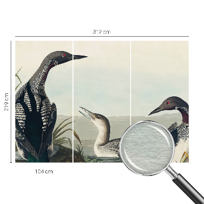 Fototapete fürs Schlafzimmer Vögel über dem Wasser