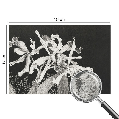 Fototapete fürs Kinderzimmer Orchideenillustration