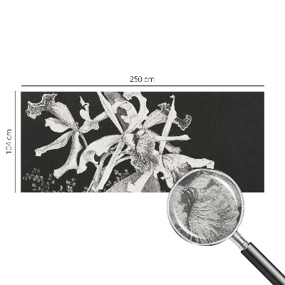 Fototapete fürs Kinderzimmer Orchideenillustration