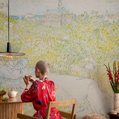 Vlies-Fototapete fürs Wohnzimmer mit Motiv „Frühlingserholung“