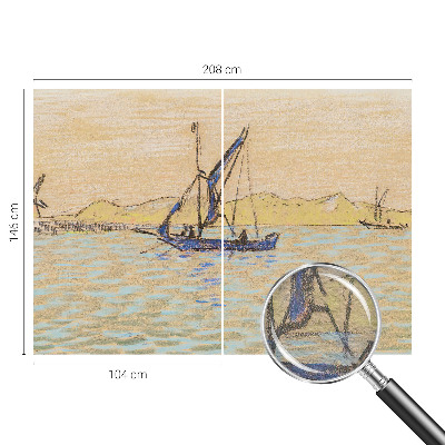Vlies-Fototapete fürs Schlafzimmer mit dem Motiv „Meer des Friedens“