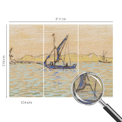 Vlies-Fototapete fürs Schlafzimmer mit dem Motiv „Meer des Friedens“