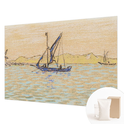 Vlies-Fototapete fürs Schlafzimmer mit dem Motiv „Meer des Friedens“
