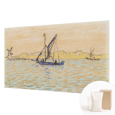 Vlies-Fototapete fürs Schlafzimmer mit dem Motiv „Meer des Friedens“
