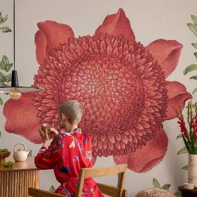 Vlies-Fototapete fürs Kinderzimmer mit floralem Motiv