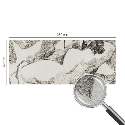 Vlies-Fototapete nach Maß mit Motiv einer lügenden Figur