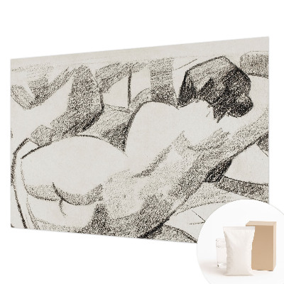 Vlies-Fototapete nach Maß mit Motiv einer lügenden Figur
