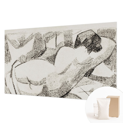 Vlies-Fototapete nach Maß mit Motiv einer lügenden Figur