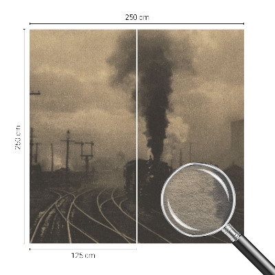 Vliestapete fürs Schlafzimmer Industrielandschaft