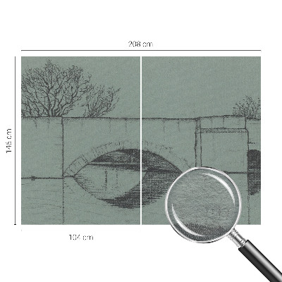 Motivtapete Bogenbrücke