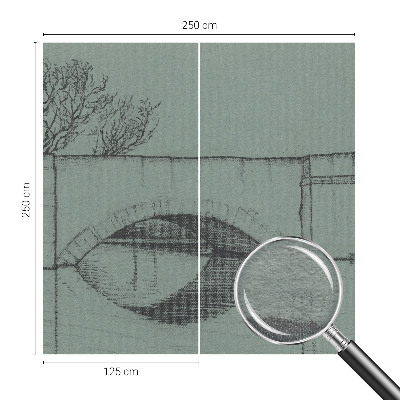 Motivtapete Bogenbrücke