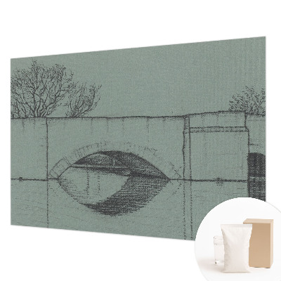 Motivtapete Bogenbrücke