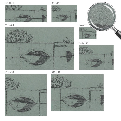 Motivtapete Bogenbrücke