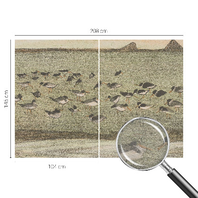 Moderne Vlies-Fototapete mit dem Motiv „Vogelfrieden“