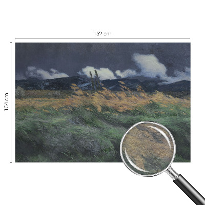 Bildtapete Verwehtes Gras