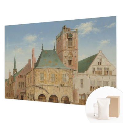 Wand-Fototapete mit Motiv des historischen Rathauses