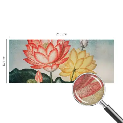 Fototapete mit Motiv von Lotusblumen