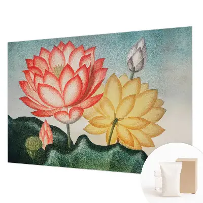 Fototapete mit Motiv von Lotusblumen